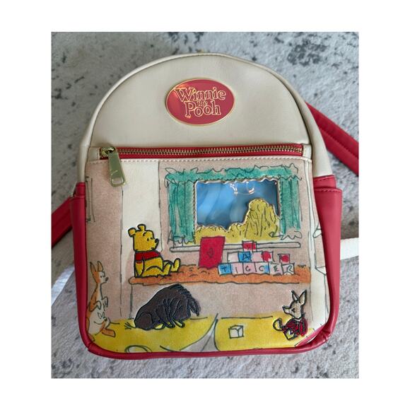 Disney Winnie the Pooh Christopher Robin's Room Mini Backpack - Picture 1 of 6